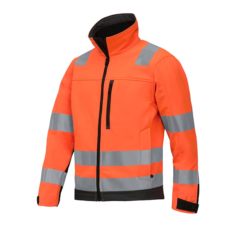 Snickers 1230 AllroundWork High-Vis Softshell Jack Klasse-3 1230-5558