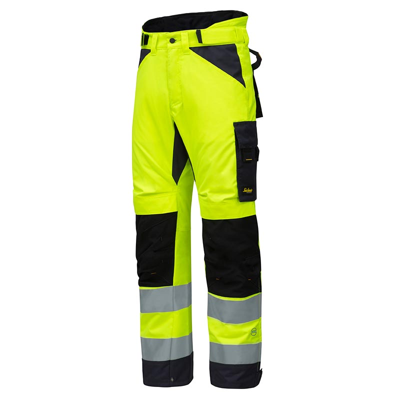 Snickers 6639 AllroundWork, High-Vis 37.5 Isolerende Werkbroek+ Klasse 2