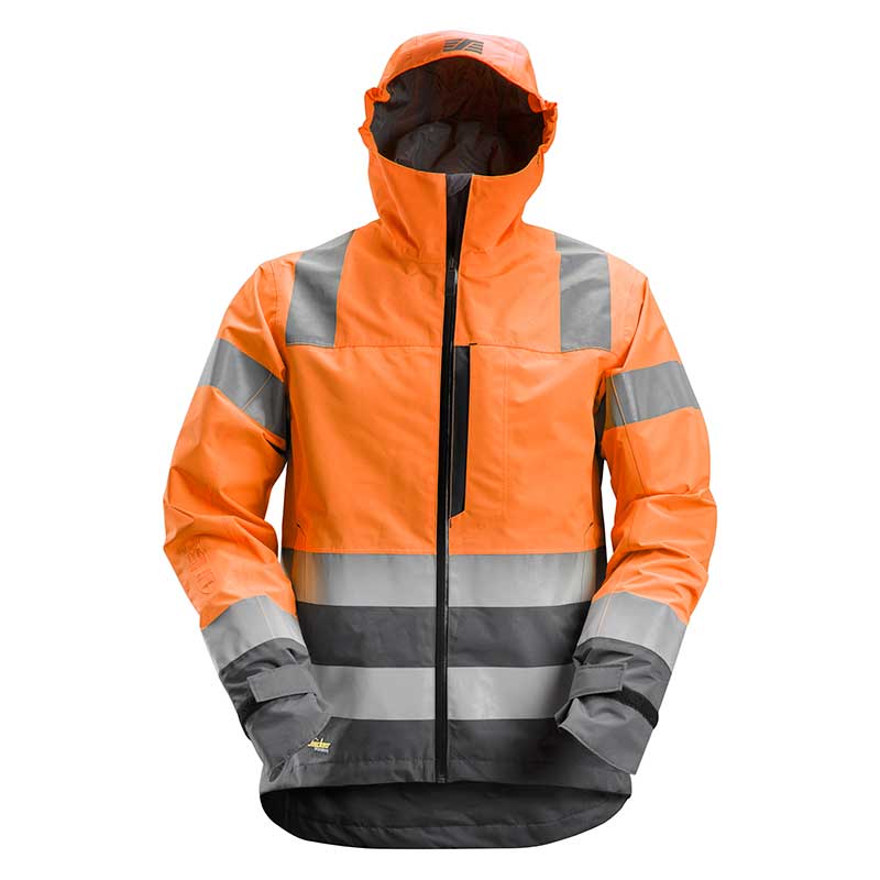 Snickers 1330 AllroundWork High-Vis Waterproof Shell Jack 5558