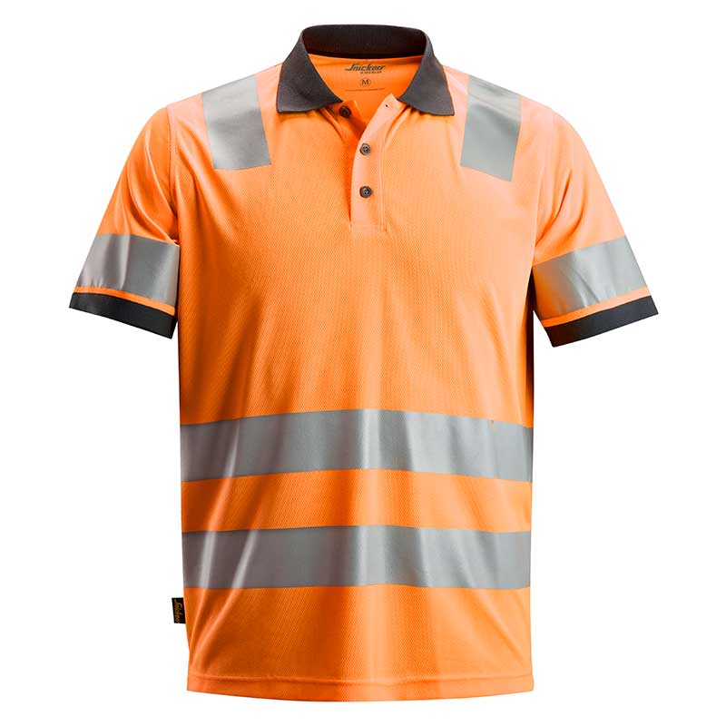 Snickers 2730 AllroundWork High Vis Polo Shirt Klasse 2 2730-5500