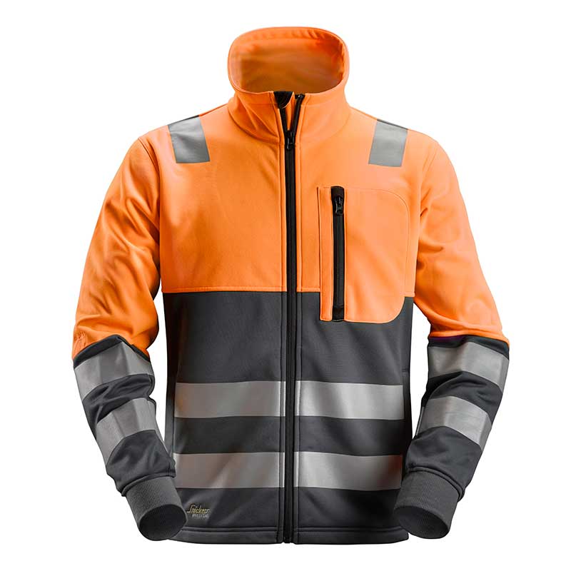 Snickers 8035 AllroundWork High Vis FZ Jack Klasse 2-5558