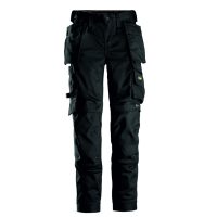Snickers 6247 dames stretch werkbroek zwart