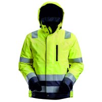 Snickers 1132 high vis jack geel staalgrijs