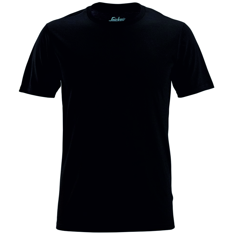Snickers 2527 wollen t-shirt zwart