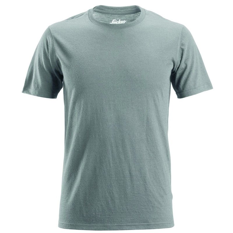 Snickers 2527 wollen t-shirt grijs melange
