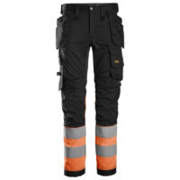 Snickers 6234 High-Vis Klasse 1 Stretchbroek met holsterzakken