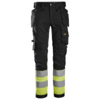 Snickers 6234 High-Vis Klasse 1 Stretchbroek met holsterzakken