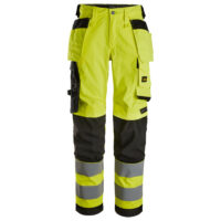 Snickers 6743 High-Vis Klasse 2 Dames Stretchbroek met Holsterzakken-6604