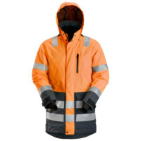 Snickers 1830 AllroundWork High-Vis Waterproof Parka KL 3-5558