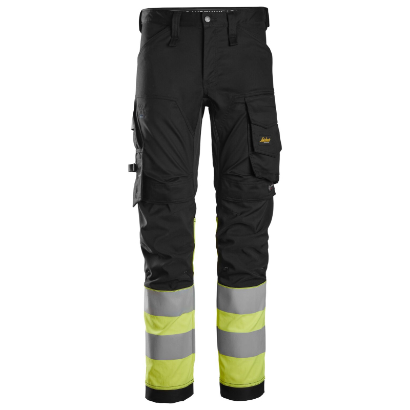 Snickers 6334 High-Vis Klasse 1 Stretch Werkbroek-0466