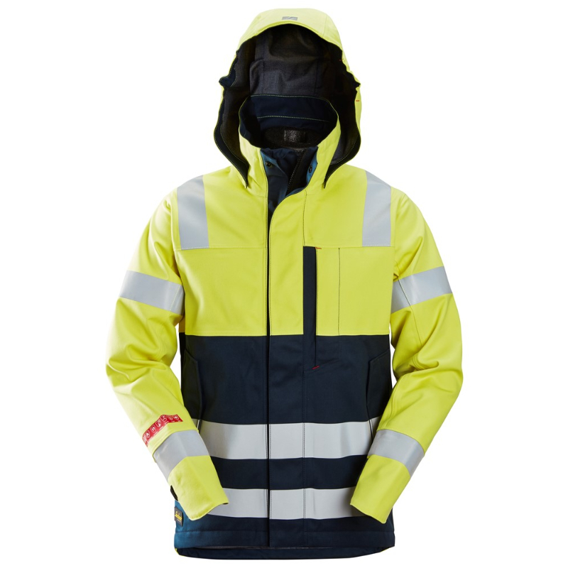 Snickers 1361 ProtecWork Waterproof Shell Jack High-Vis klasse 3