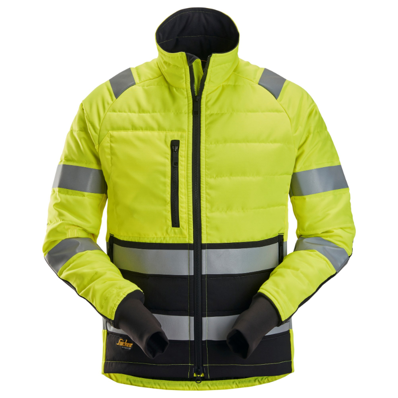 Snickers 8134 AllroundWork High-Vis Licht Gewatteerd Jack Klasse 2-6604