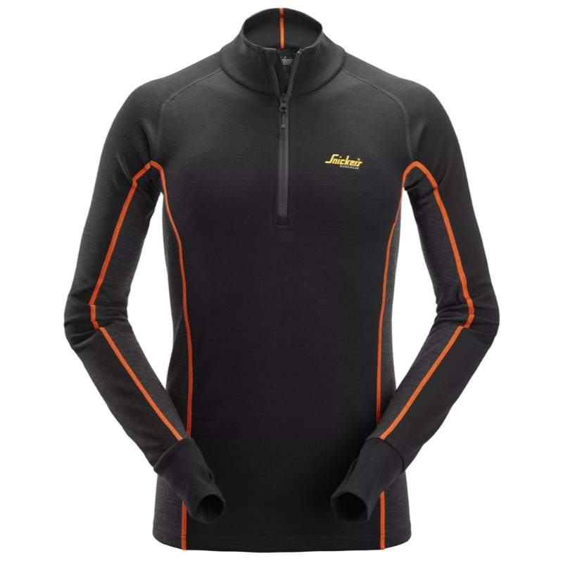 Snickers 9482 Merino Basislaag Stay Warm Top met Halve Rits-0498